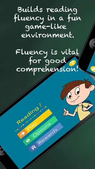 Tangkapan layar Reading Speed/Fluency Builder.