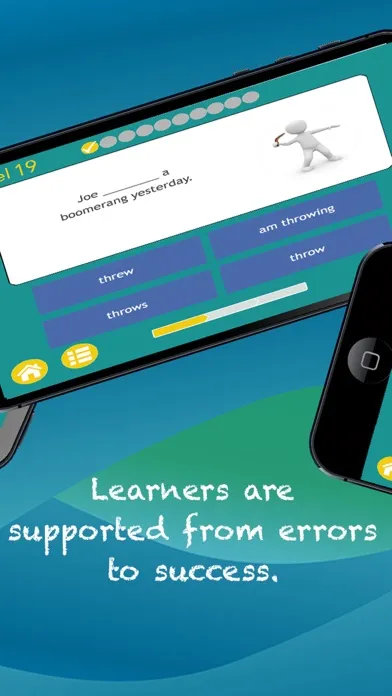 Verb Expert!  Skill Building Practice for Past, Present, Future & Present Progressive Tense应用截图