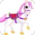 Glitter Horse & Pony Coloring