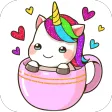 Glitter Kawaii Coloring Book