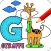 Alphabet Glitter Coloring Book