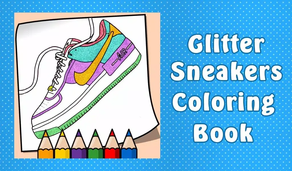 Скриншоты Glitter Sneakers Coloring Book