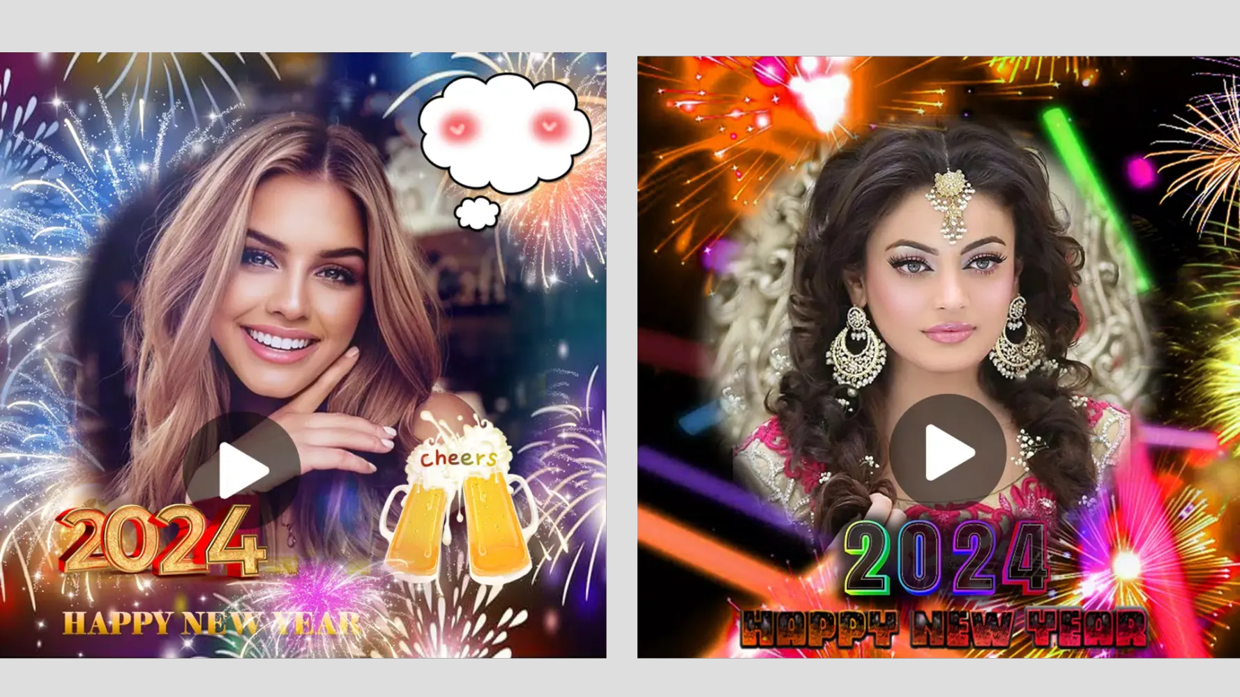 New Year Video Maker 2025 Screenshots