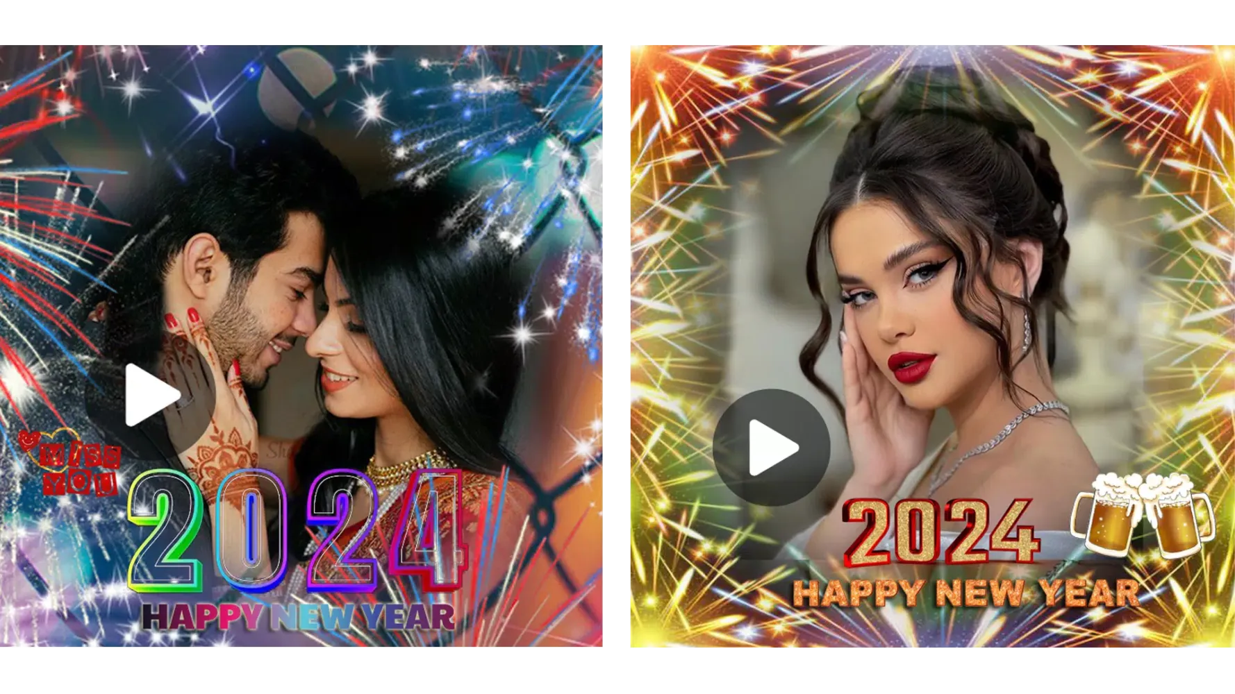 New Year Video Maker 2025 Screenshots