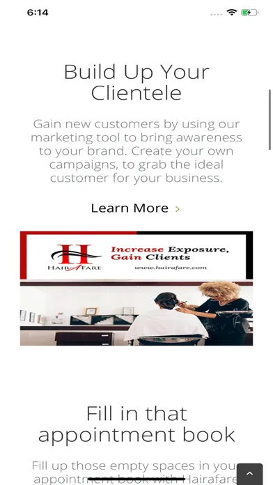 Скриншоты HairAfare Inc