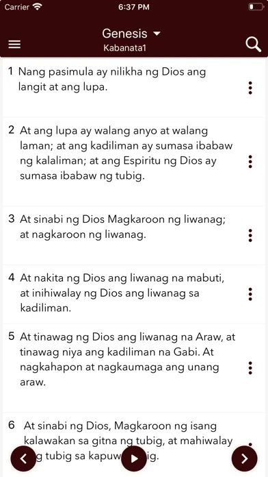 Capturas de tela do Ang Bibliya - Filipino