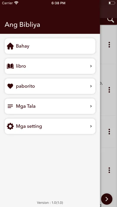 Capturas de tela do Ang Bibliya - Filipino