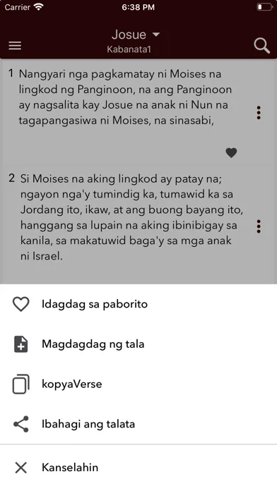 Capturas de tela do Ang Bibliya - Filipino
