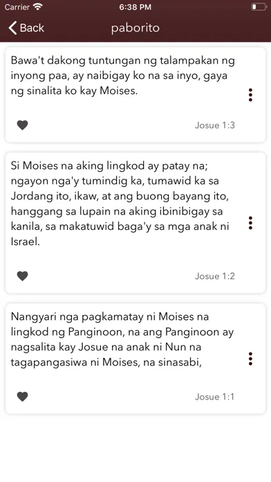 Capturas de tela do Ang Bibliya - Filipino