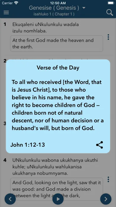 Zulu - English Bible (Offline) Screenshots