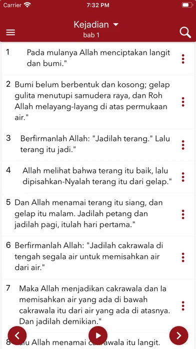 Zrzuty ekranu Alkitab Bahasa Indonesia