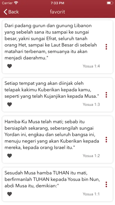 Zrzuty ekranu Alkitab Bahasa Indonesia
