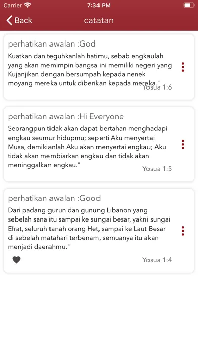 Zrzuty ekranu Alkitab Bahasa Indonesia