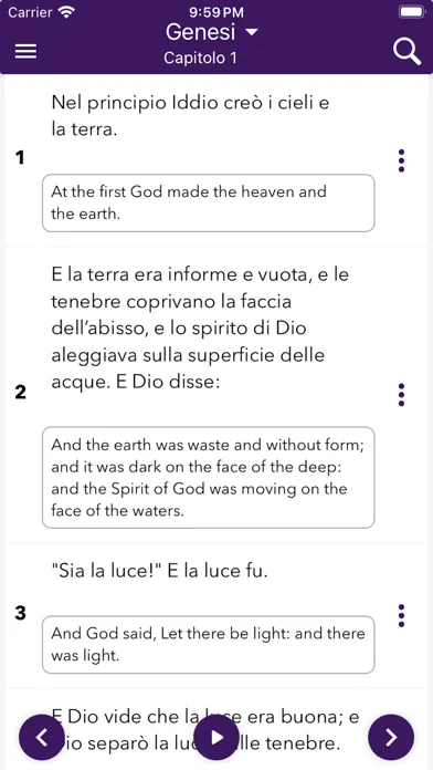 Bibbia italiana应用截图
