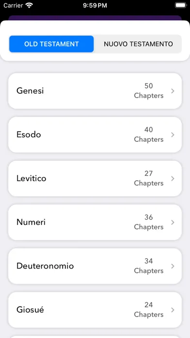 Bibbia italiana应用截图