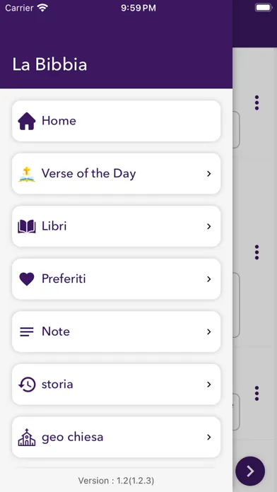 Bibbia italiana应用截图