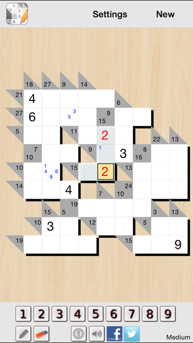 Скриншоты Kakuro - Cross sums