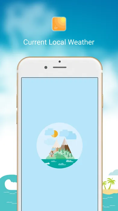 Ảnh chụp màn hình của Current Local Weather