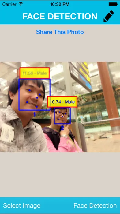 Face Detection and Recognition スクリーンショット