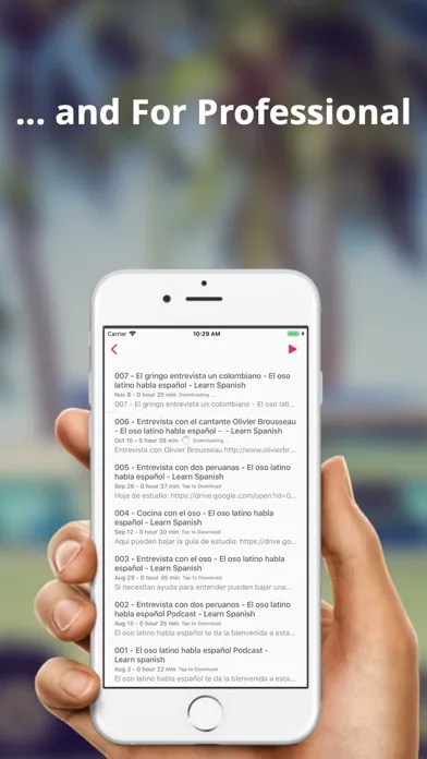 Learn Spanish-Learn by Podcast 스크린샷