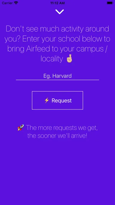 ภาพหน้าจอของ Airfeed