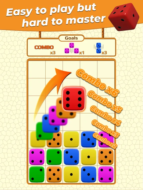 Dice Fusion: Number Merge Game iPad  স্ক্রিনশট