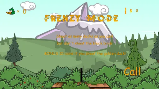 Tangkapan layar Duck Hunt Frenzy