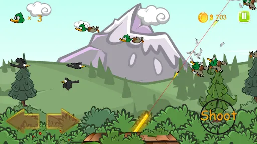 Tangkapan layar Duck Hunt Frenzy