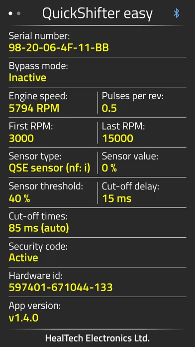 QuickShifter easy (iQSE) 스크린샷