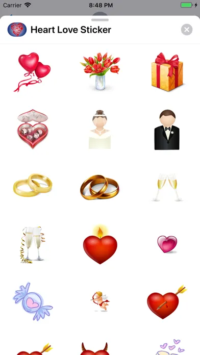Capturas de pantalla de Heart Love Sticker