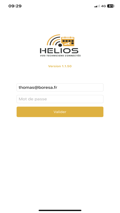 Helios - Gestion interventions 스크린샷