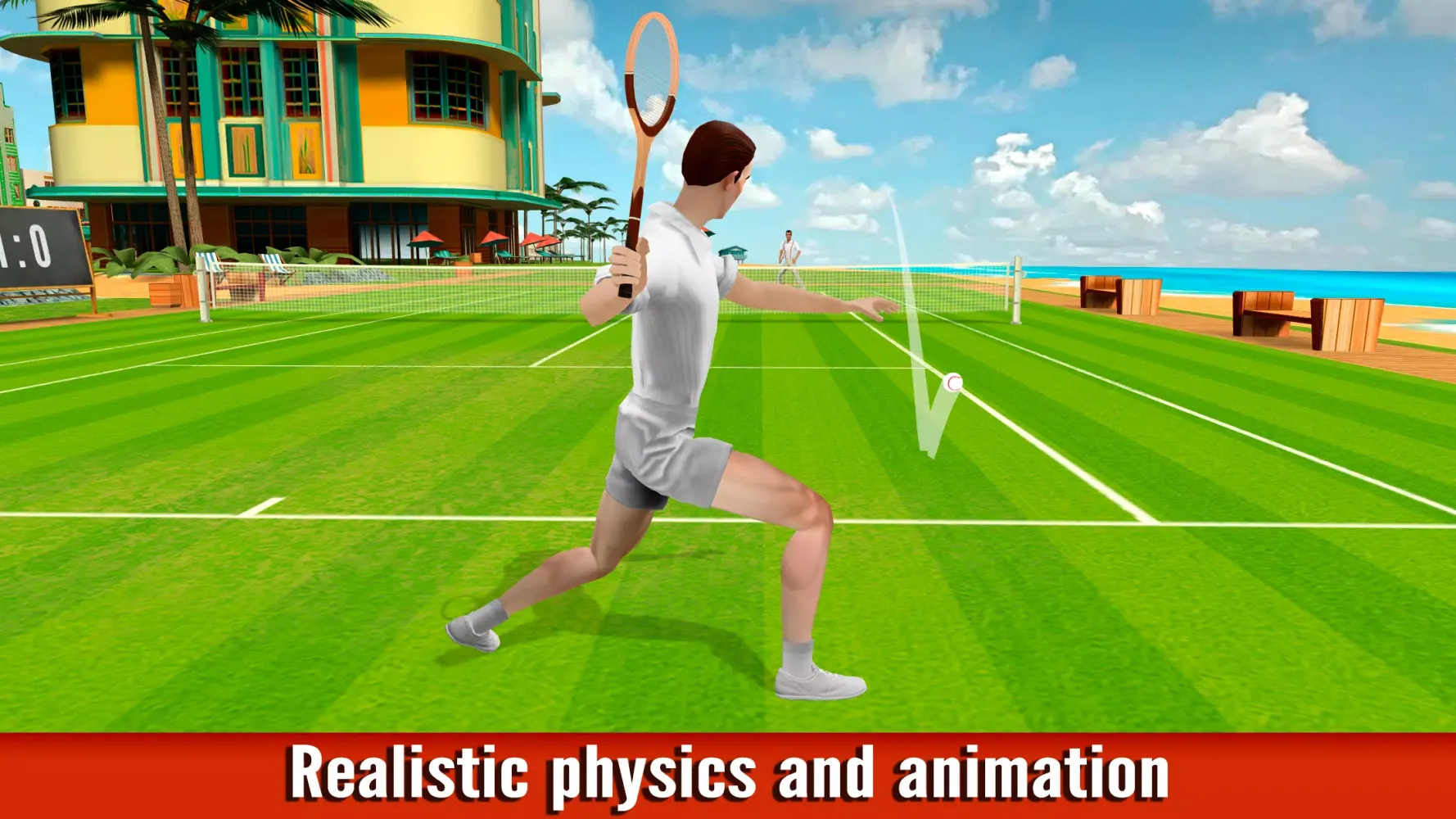 Ảnh chụp màn hình của World of Tennis: Roaring ’20s