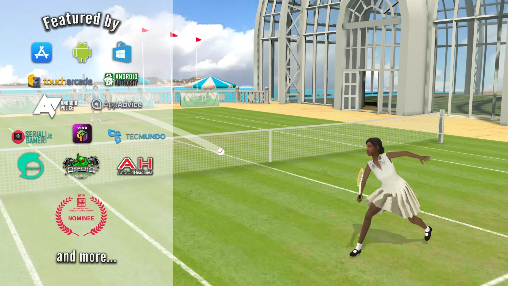 Ảnh chụp màn hình của World of Tennis: Roaring ’20s