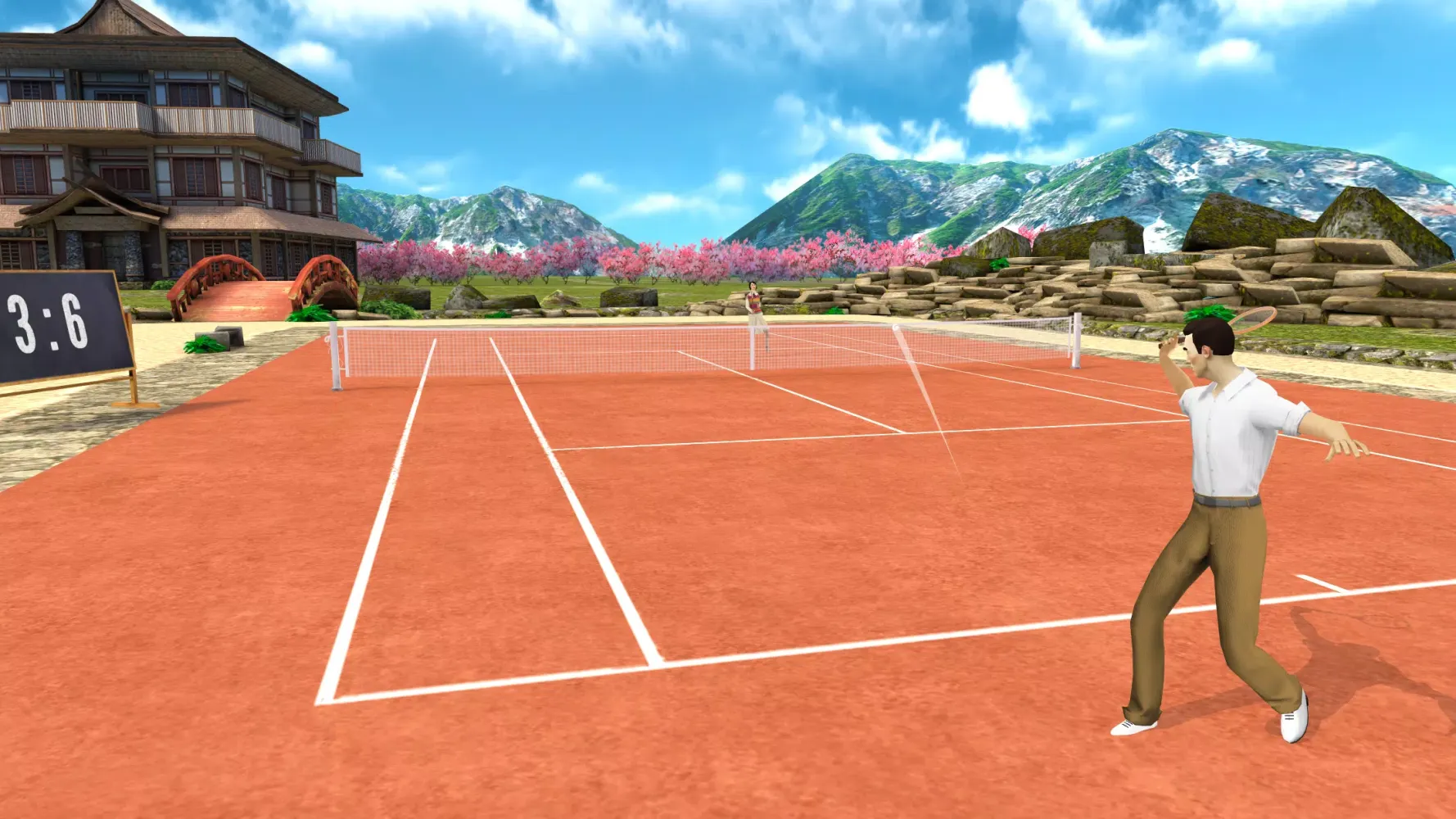Ảnh chụp màn hình của World of Tennis: Roaring ’20s