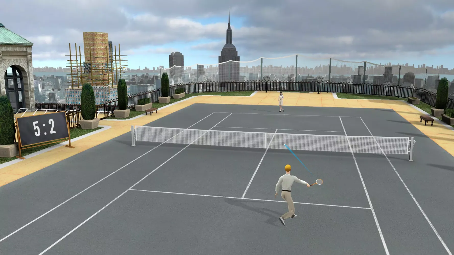 Ảnh chụp màn hình của World of Tennis: Roaring ’20s