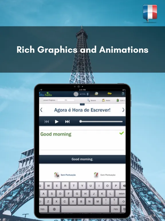 Learn French with Hello-Hello iPad  Screenshots
