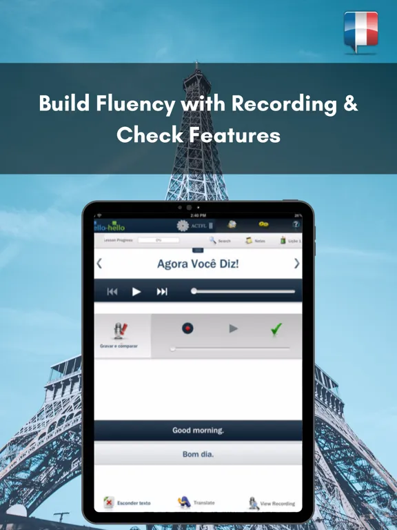 Learn French with Hello-Hello iPad  Screenshots