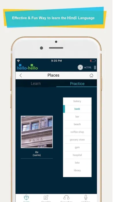 Screenshot di Learn Hindi Vocabulary HH