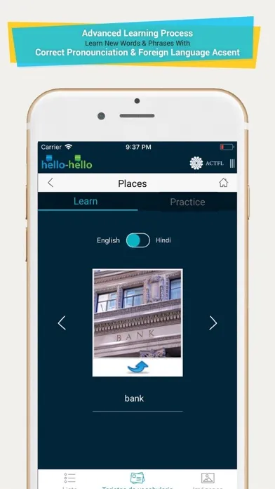 Screenshot di Learn Hindi Vocabulary HH