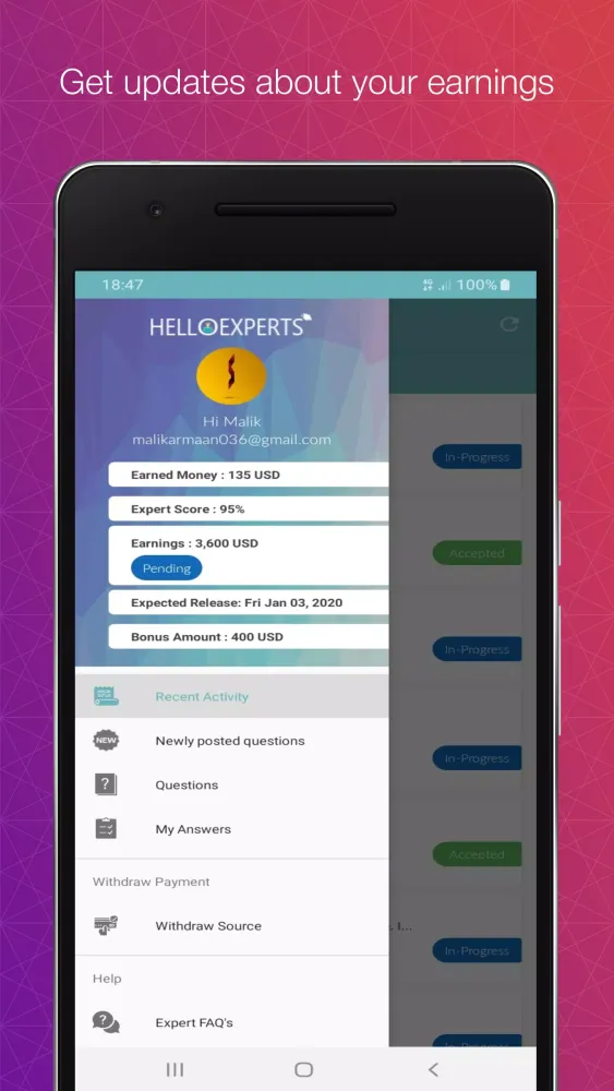 HelloExperts - Solve Question应用截图