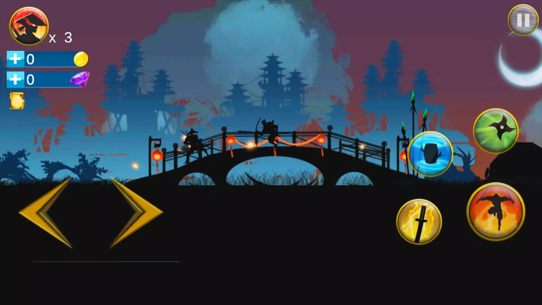 Shadow Samurai : Ninja Revenge Screenshots