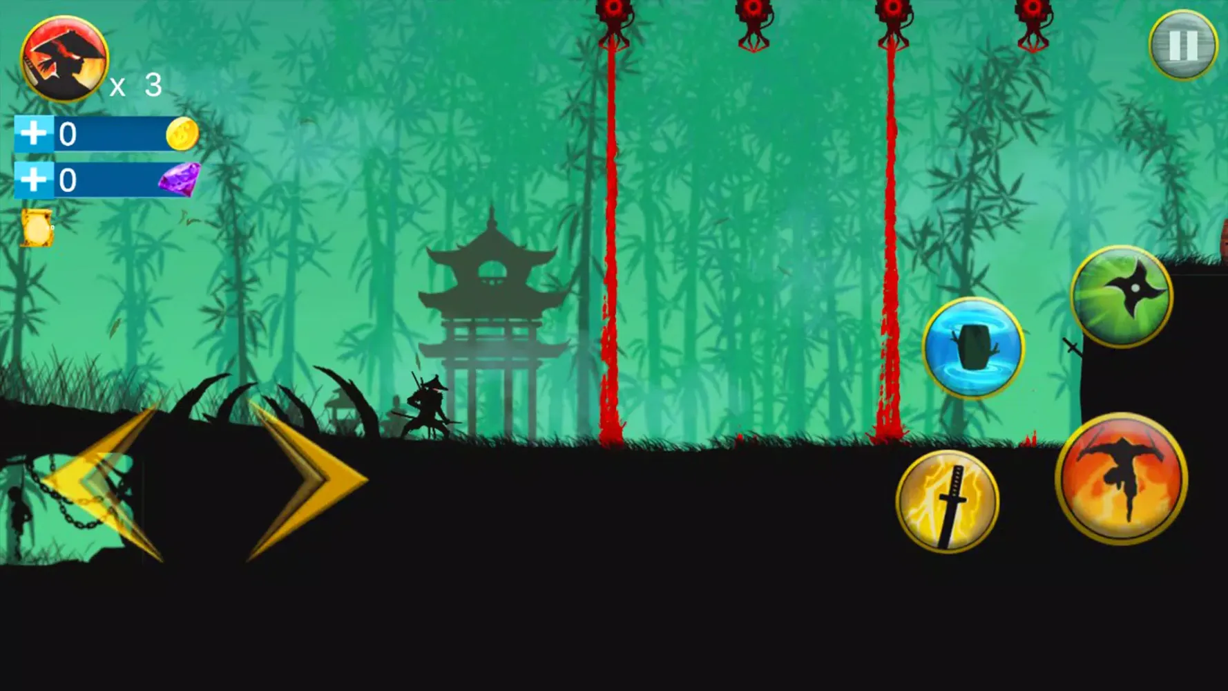 Shadow Samurai : Ninja Revenge Screenshots