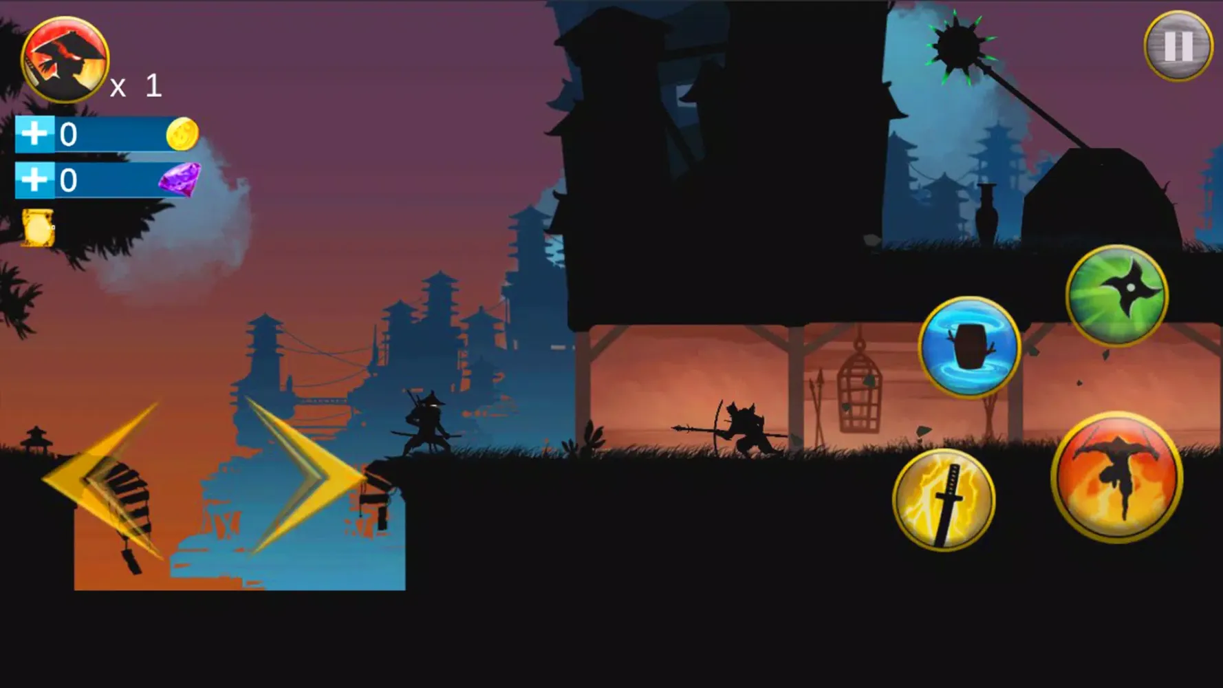 Shadow Samurai : Ninja Revenge Screenshots