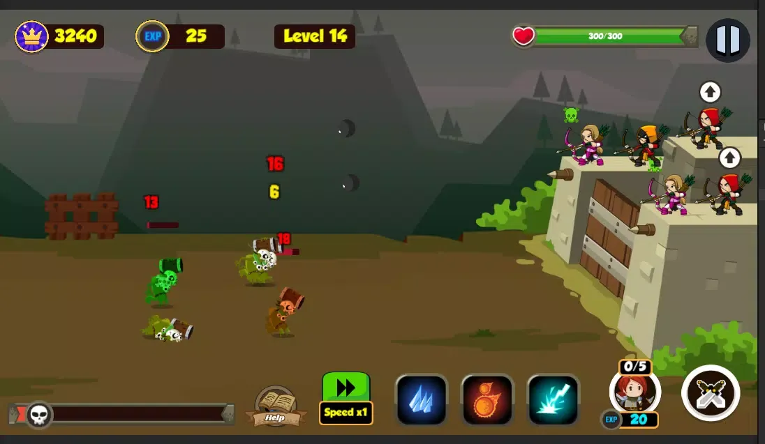 Captures d'écran de Fortress Guardians : Strategy