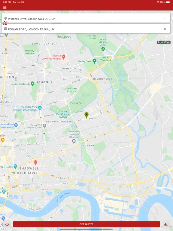 Gatwickminicab iPad  স্ক্রিনশট