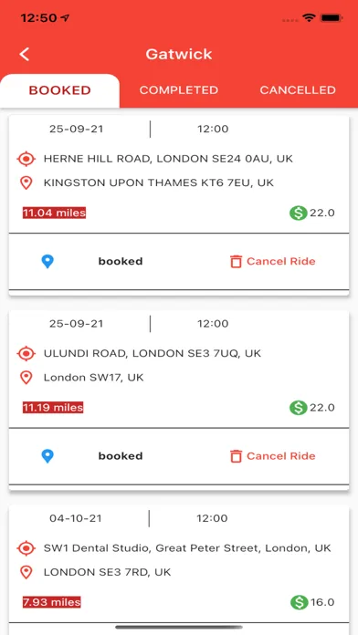 Gatwickminicab স্ক্রিনশট