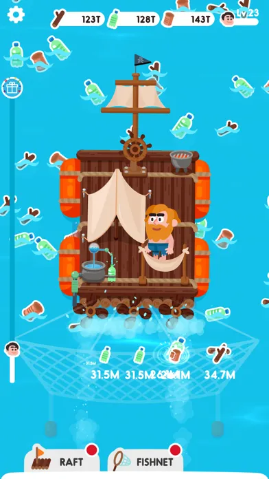 Tangkapan layar Raft Idle