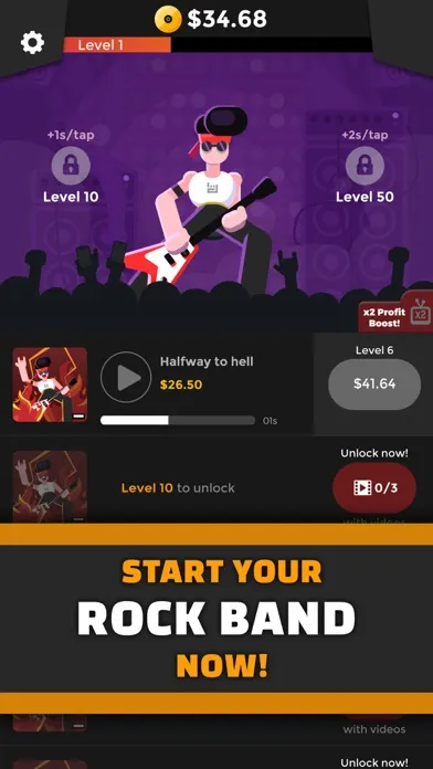 Rock Band Idle スクリーンショット