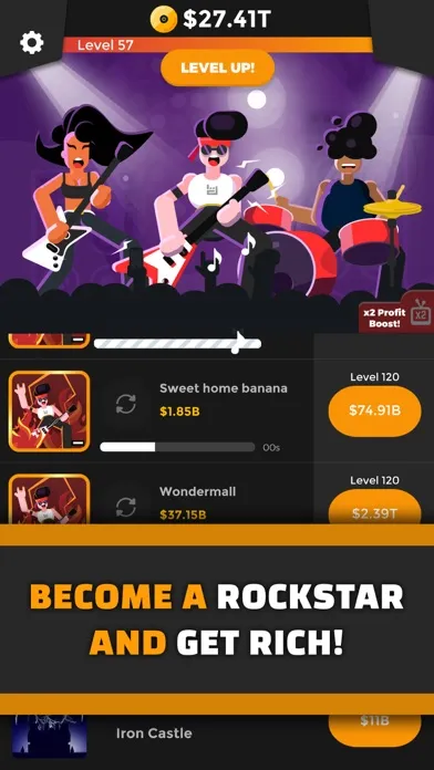 Rock Band Idle スクリーンショット