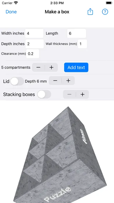 3D Box Maker Screenshots